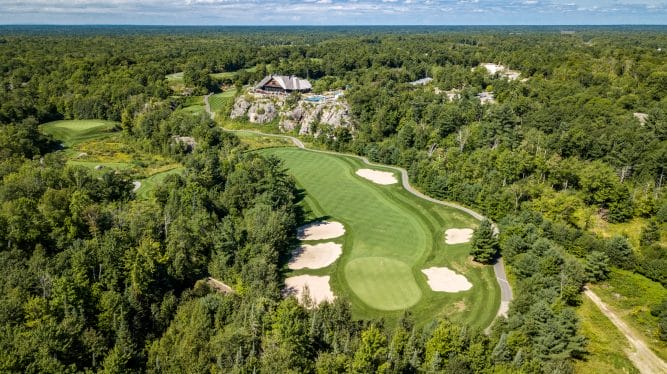 Golf Course Aerial Drone